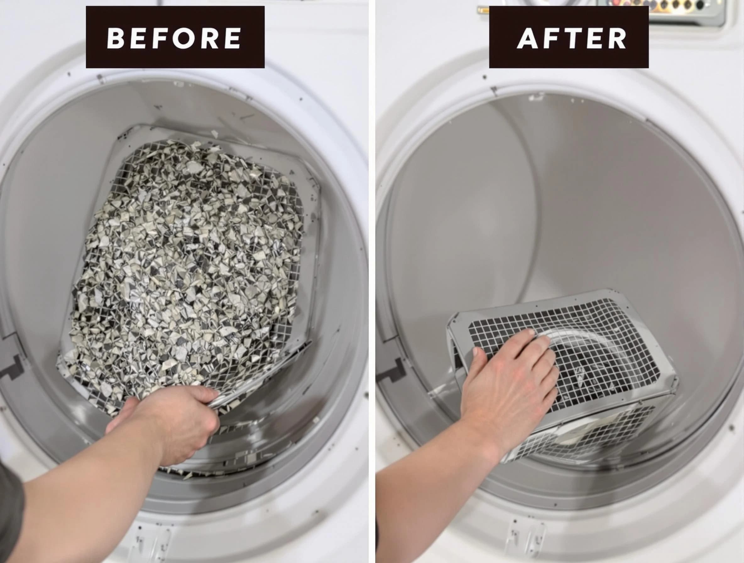 Professional lint trap cleaning by Summit Park Dryer Vent Cleaning in Summit Park