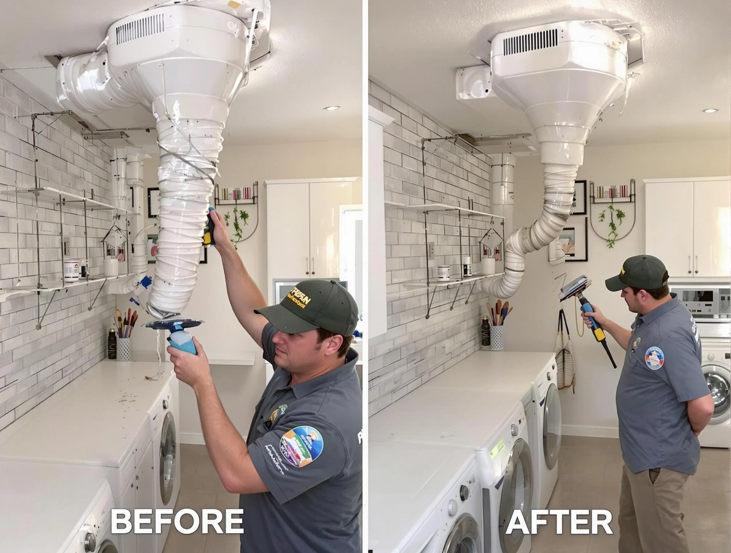 Professional dryer exhaust vent cleaning by Summit Park Dryer Vent Cleaning in Summit Park