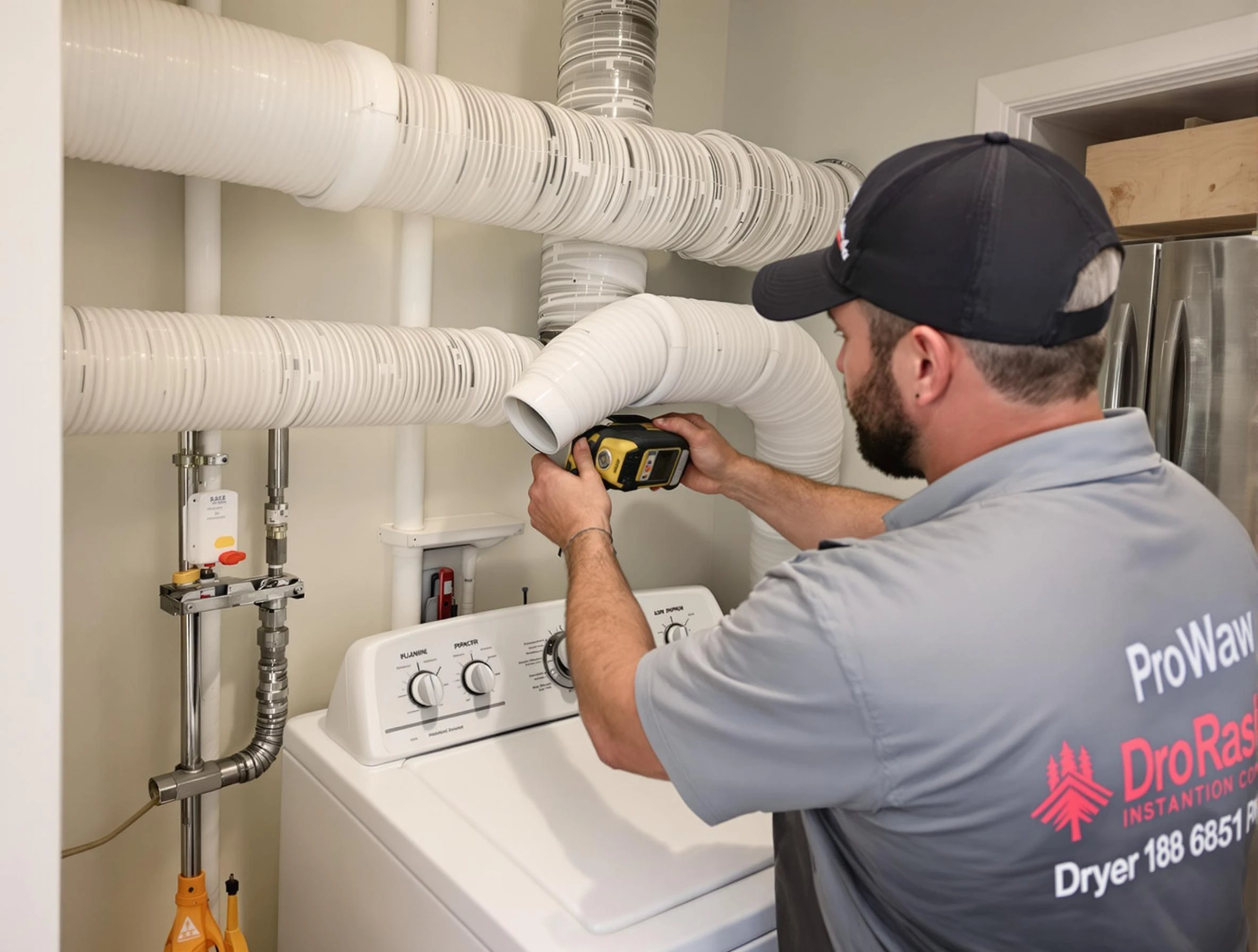 Professional dryer vent hose installation by Summit Park Dryer Vent Cleaning in Summit Park